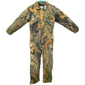 Mossy Oak Camo Jr. Flintlock Insulated Hunting Coveralls YOUTH (14-16) - Pre-own